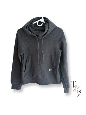 Born Primitive x Savage Barbell Hoodie Pullover Athletic Charcoal Gray Size M
